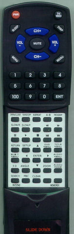 MEMOREX MVD2037 Replacement Remote