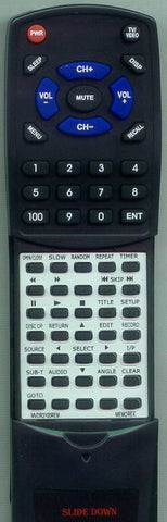 MEMOREX RTMVDR2100REM Replacement Remote