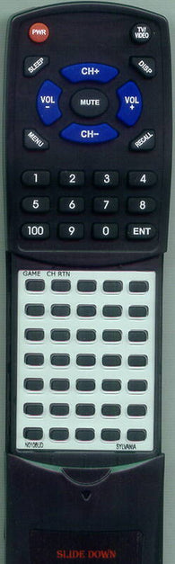 DURABRAND DBTV1902 Replacement Remote