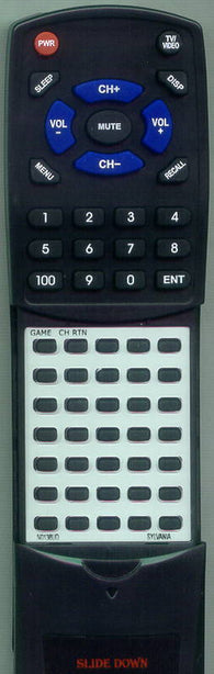 SYLVANIA SRT2227T Replacement Remote