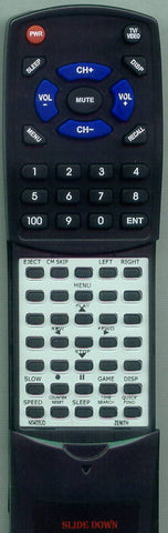ZENITH TVSA1340 Replacement Remote