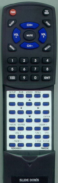 PANASONIC PTL735U Replacement Remote