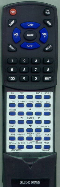PANASONIC PTD5600U Replacement Remote