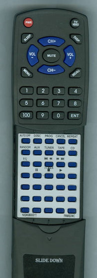 PANASONIC N2QAGB000010 Replacement Remote