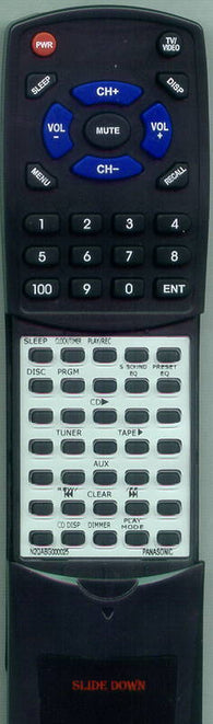 PANASONIC SCAK310 Replacement Remote