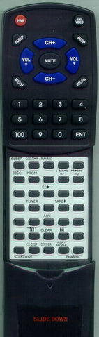 PANASONIC N2QAGB000025 Replacement Remote