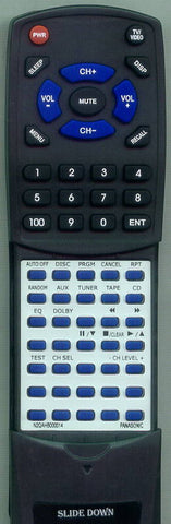 PANASONIC SCAK62 Replacement Remote
