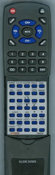 PANASONIC N2QAHB000036 Replacement Remote
