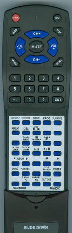 PANASONIC SCAK320 BLACK Replacement Remote
