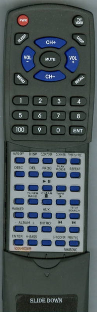 PANASONIC SAAK240SILVER Replacement Remote