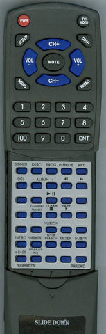 PANASONIC N2QAHB000064 Replacement Remote