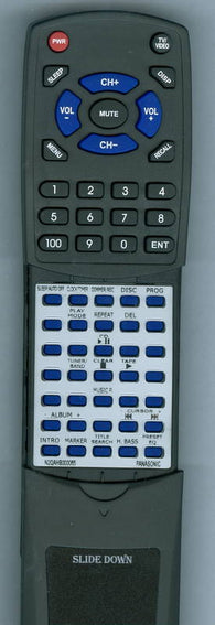 PANASONIC SCAK340SILVER Replacement Remote