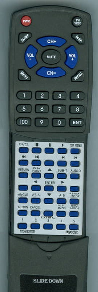 PANASONIC DVDCV51U Replacement Remote