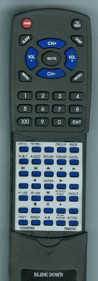 PANASONIC RTN2QAJB000015 Replacement Remote