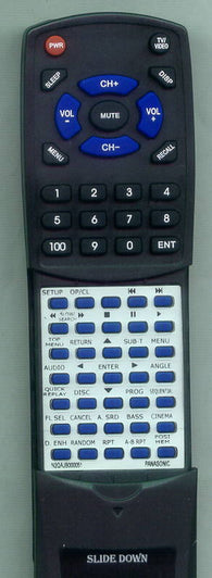 PANASONIC DVDCV52P Replacement Remote