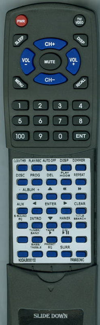 PANASONIC SCPM31 Replacement Remote