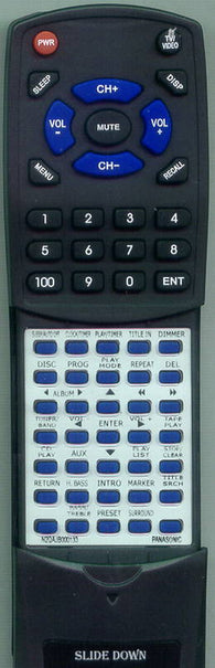 PANASONIC SCPM41 Replacement Remote