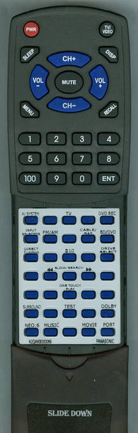 PANASONIC N2QAKB000069 Replacement Remote