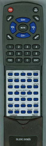 PANASONIC N2QAKB000069 Replacement Remote