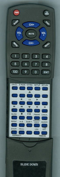 PANASONIC DVDS48 Replacement Remote