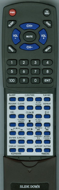 PANASONIC N2QAYB000005 Replacement Remote