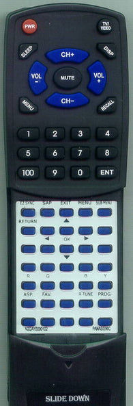 PANASONIC N2QAYB000102 Replacement Remote