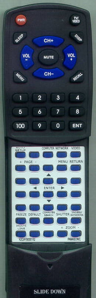 PANASONIC RTN2QAYB000152 Replacement Remote