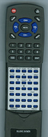 PANASONIC PTF100NTU Replacement Remote