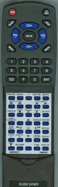 PANASONIC DMREA38V Replacement Remote