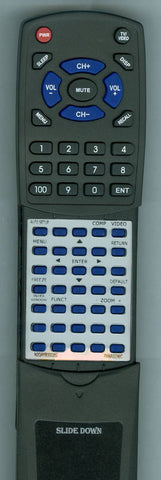 PANASONIC RTN2QAYB000262 Replacement Remote