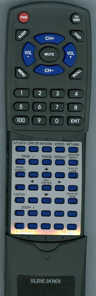 PANASONIC PTFW300NTE Replacement Remote