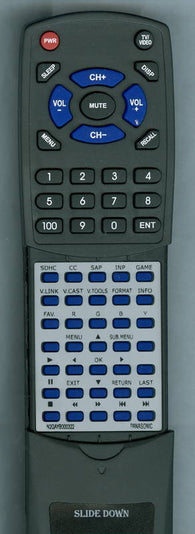 PANASONIC RTN2QAYB000322 Replacement Remote