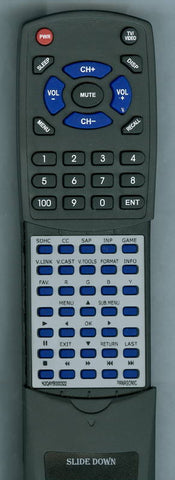 PANASONIC RTN2QAYB000322 Replacement Remote