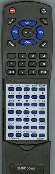 PANASONIC SCPT770 Replacement Remote