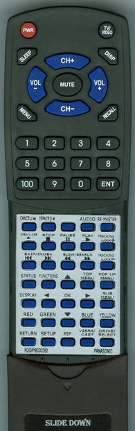 PANASONIC RTN2QAYB000382 Replacement Remote