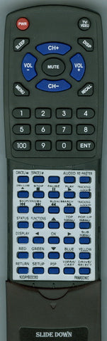 PANASONIC RTN2QAYB000382 Replacement Remote