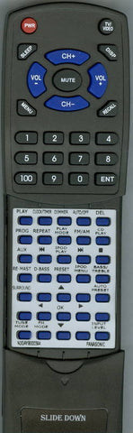 PANASONIC N2QAYB000394 Replacement Remote