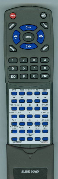 PANASONIC RTN2QAYB000421 Replacement Remote