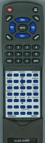 PANASONIC RTN2QAYB000436 Replacement Remote