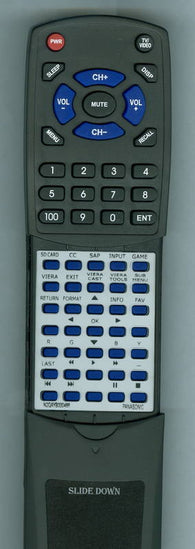 PANASONIC RTN2QAYB000486 Replacement Remote