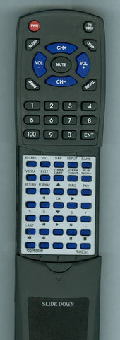 PANASONIC RTN2QAYB000486 Replacement Remote