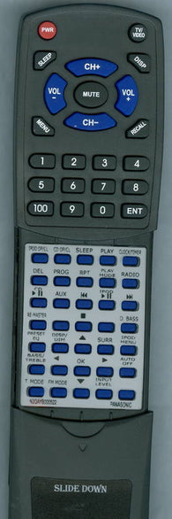PANASONIC RTN2QAYB000522 Replacement Remote