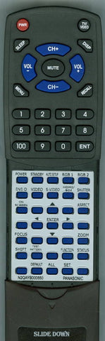 PANASONIC RTN2QAYB000550 Replacement Remote
