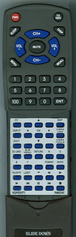 PANASONIC RTN2QAYB000570 Replacement Remote