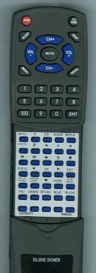PANASONIC RTN2QAYB000574 Replacement Remote