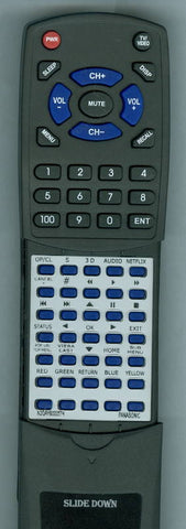 PANASONIC RTN2QAYB000574 Replacement Remote
