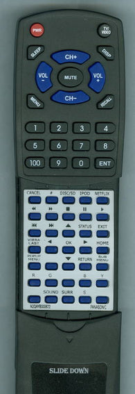 PANASONIC N2QAYB000632 Replacement Remote