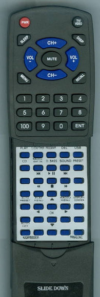 PANASONIC SCMAX650 Replacement Remote