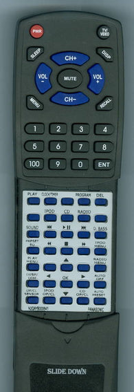 PANASONIC RTN2QAYB000643 Replacement Remote