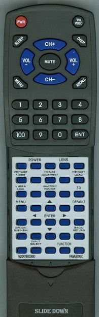 PANASONIC RTN2QAYB000680 Replacement Remote